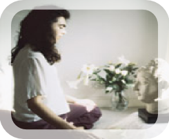 Maitridevi Meditating